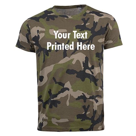 customized camo t shirts.